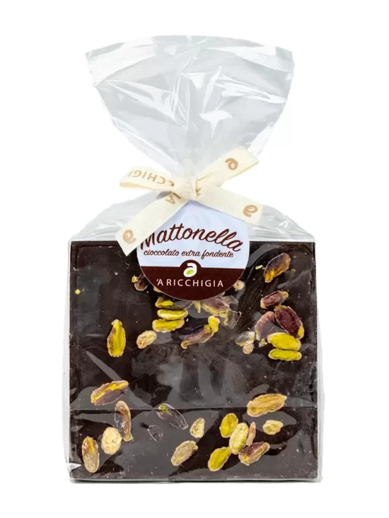 Tumšās šokolādes tāfelīte ar pistācijām, 100g